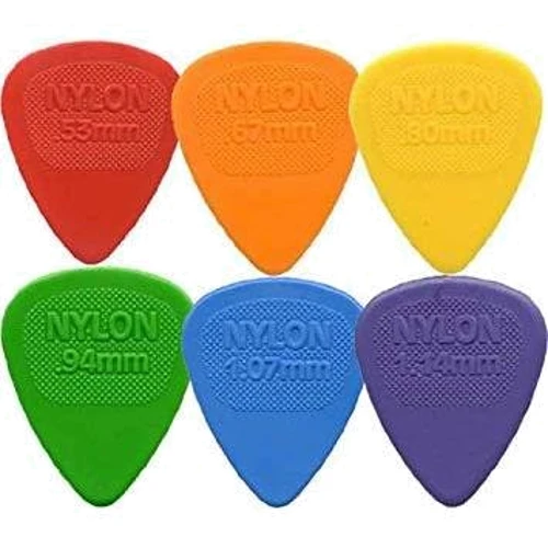 Медіатор Набор медиаторов DUNLOP 4432 NYLON MIDI STANDARD CABINET: Форма медіатора Standard