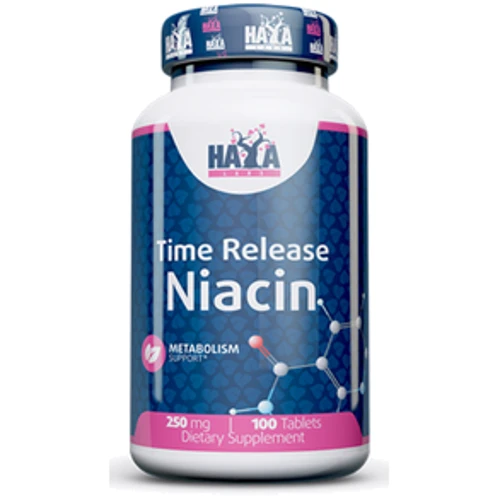 Haya Labs Niacin Time Release 250 мг Ніацин 100 таблеток