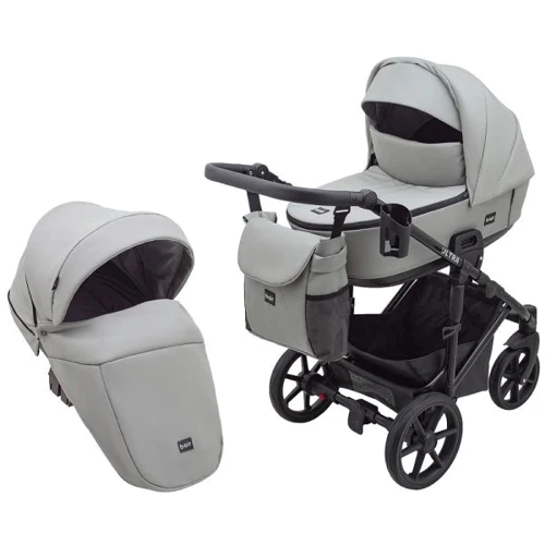 Універсальна коляска 2 в 1 Bair Ultra ECO U-45 світло-сіра (680616)