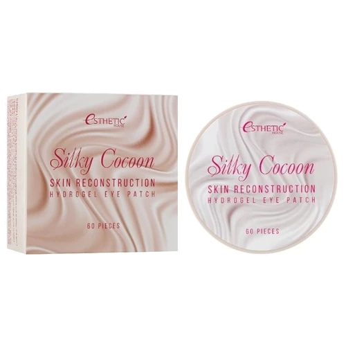 Esthetic House Silky Cocoon Hydrogel Eye Patch Гидрогелевые патчи для глаз с шелком 60 шт