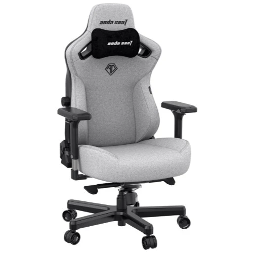 Кресло игровое Anda Seat Kaiser 3 Size XL Grey Fabric фото 2