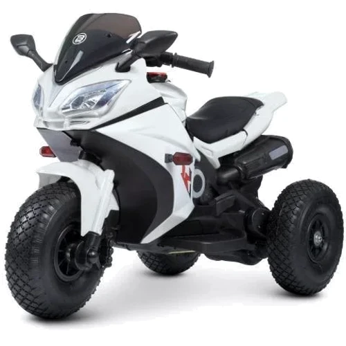 Дитячий електромотоцикл 3 колісний Bambi Racer білий (M 4840AL-1)