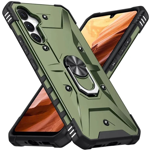 Аксессуар для смартфона Mobile Case Pathfinder Ring Army Green for Samsung A155 Galaxy A15 4G / A156 Galaxy A15 5G: Совместимость Samsung A155 Galaxy A15 4G / A156 Galaxy A15 5G