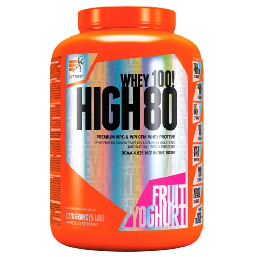 Протеин Extrifit High Whey 80 2270 g /75 servings/ Fruit Yoghurt