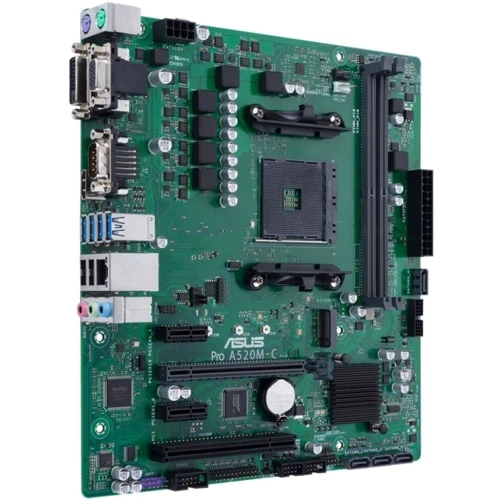 ASUS PRO A520M-C / CSM: Роз'єми на платі SATA 3.0, M.2