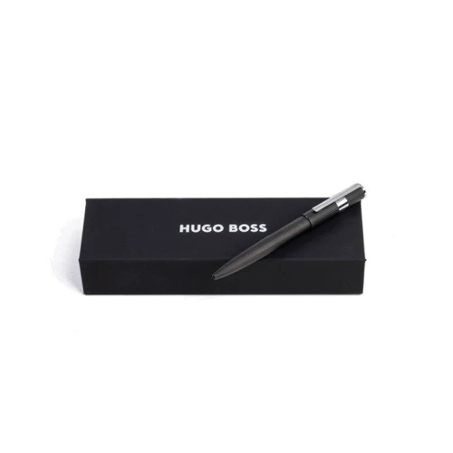 Шариковая ручка Hugo Boss Gear Pinstripe Black/Chrome (HSV2854A) фото 4