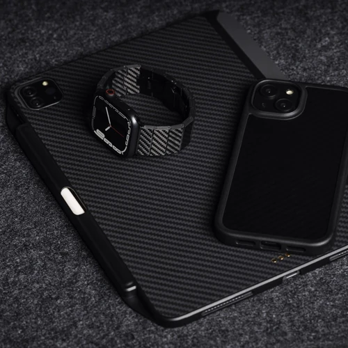 Аксесуар для Watch Switcheasy Carbon Fiber Band Black (MAW245035BK22) для Apple Watch 42/44/45/49mm фото 18