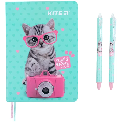 Набор подарочный блокнот+2 ручки Kite Studio Pets (sp21-499) фото 4