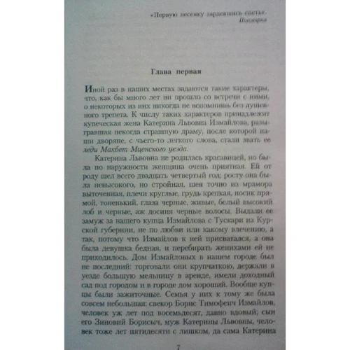 Николай Лесков. Леди Макбет Мценского уезда: Обложка Мягкая