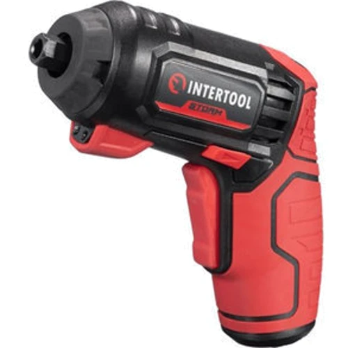 Отвертка аккумуляторная Intertool WT-0300 (4V, 5 Nm, литий-ион, 1.5 Ач, 200 об/мин, 4 насадки + биты, кейс)