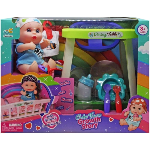 Игровой набор MIC с пупсом и стульчиком (вид 2) (320)