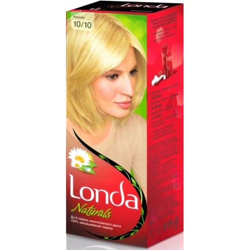 LONDA Крем-краска для волос Naturals 10/10 Жасмин 110ml