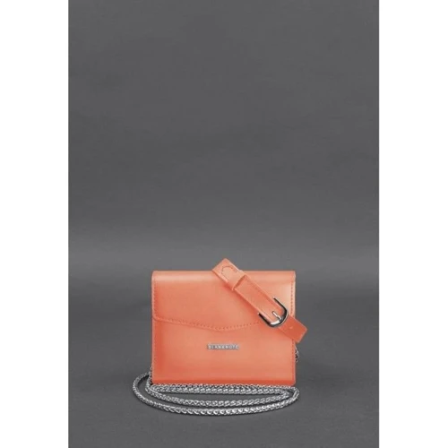 Женская сумка кросс-боди BlankNote коралловая (BN-BAG-38-2-living-coral): Фактура Матовая, Гладкая
