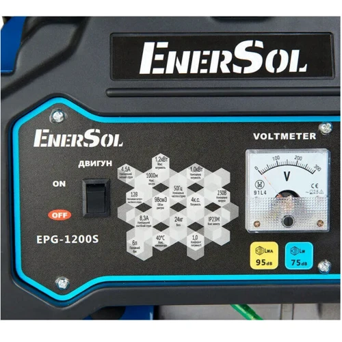 Генератор бензиновый EnerSol EPG-1200S: Время автономной работы 17 ч