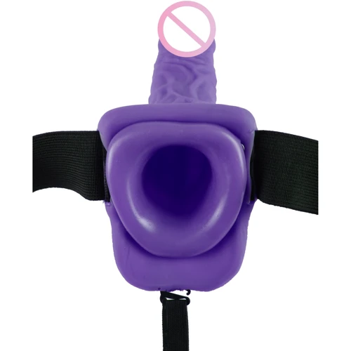 Полый страпон с вибрацией Fetish Fantasy Series 7 Vibrating Hollow, 18x4,3 см