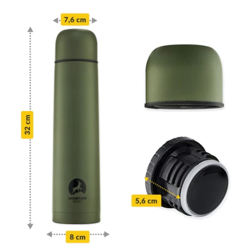 Термос Mountain Goat 1 л Navy Green (P-5907739315779) фото 8