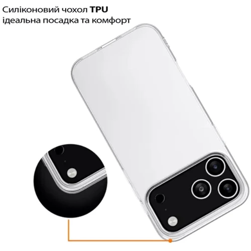 Чехол для iPhone BeCover TPU Case Transparancy for iPhone 17 Pro Max (713763)