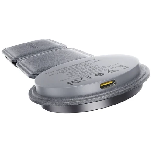 Держатель Baseus Car Holder Magnetic C02 Mega Wireless Charging 15W Gray (C40169003831-00) for Apple iPhone 16 I 15 I 14 I 13 I 12 series фото 10