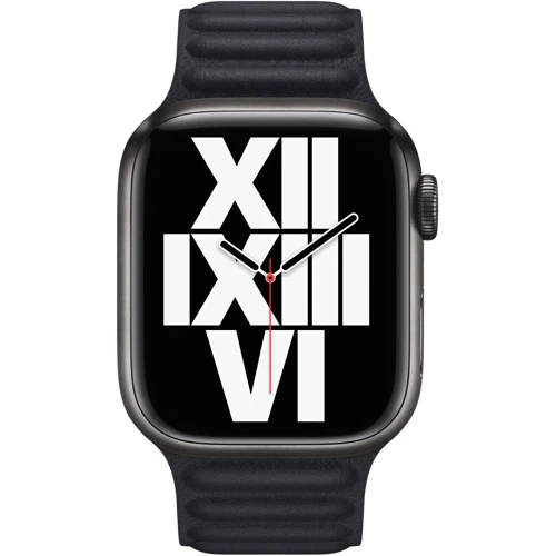 Аксессуар для Watch Apple Leather Link Midnight Size M/L (ML7T3) for Apple Watch 38/40/41mm: Совместимость Apple Watch 41mm, Apple Watch 40mm, Apple Watch 38mm