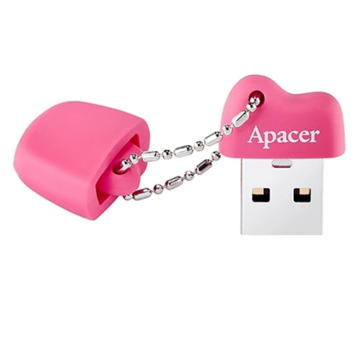 USB-флешка Apacer AH118 64GB USB 2.0 Pink (AP64GAH118P-1): Стандарт USB USB 2.0