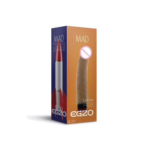 Вибратор из киберкожи EGZO VNS004 с запахом ванили