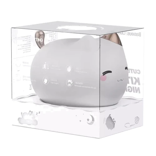 Ночник NIght Light Baseus Cute Series Kitti white: Особенности Индикатор низкого заряда батареи