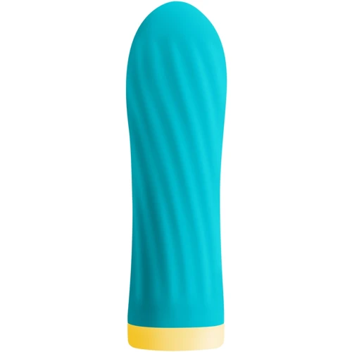 Вибропуля S Pleasures Bullets Twist & Shout Turquoise, бирюзовая