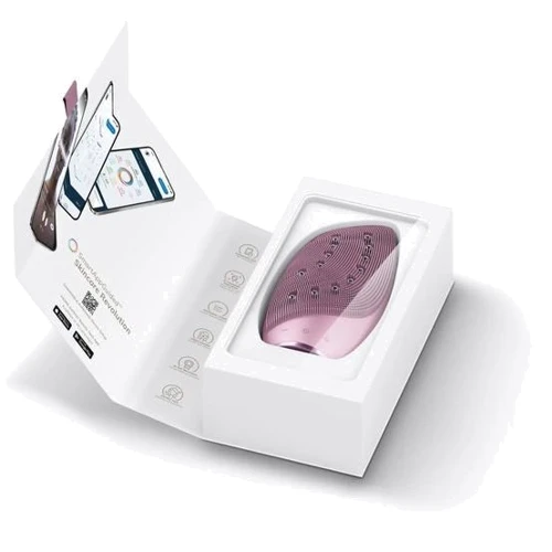 Очисна щітка для обличчя GESKE Sonic Thermo Facial Brush&Face-Lifter 8в1 pink фото 5