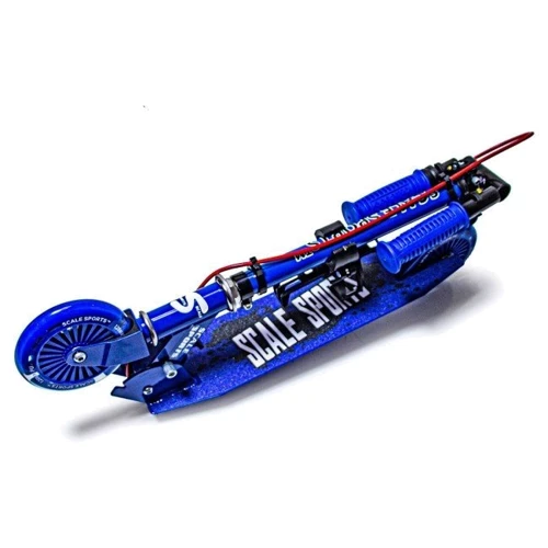 Самокат двухколесный Scale Sports SS-13 Синий Ручной Тормоз Led-Фонарик (1411298538): Максимальная допустимая нагрузка, кг 50