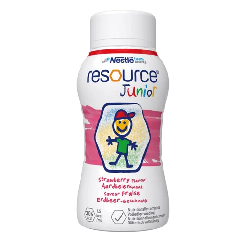 Энтеральное питание Nestle Resource Junior Strawberry со вкусом клубники 4х200 мл (1000255)