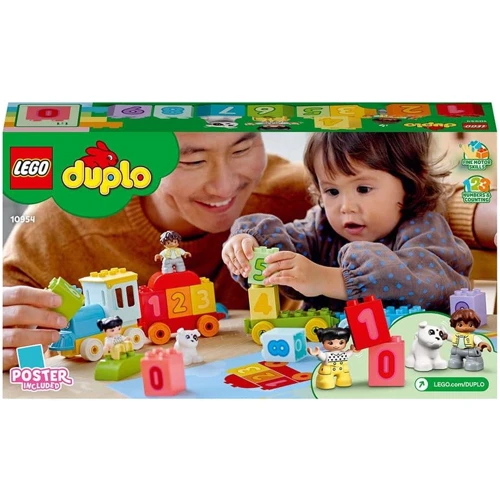 LEGO DUPLO Поезд с цифрами — учимся считать (10954): Серия DUPLO