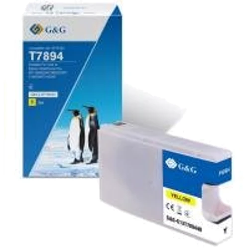 Картридж G&G Epson WF-5110/WF-5620 yellow XXL 4K (G&G-C13T789440): Производитель G&G