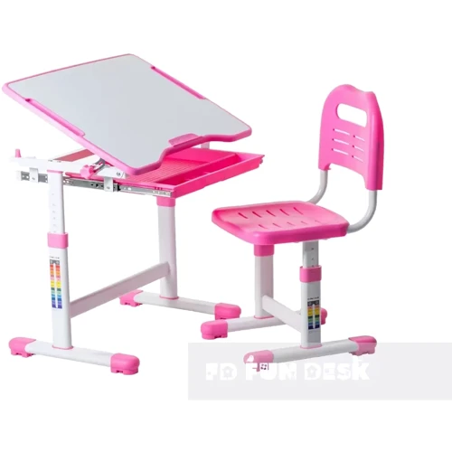 Комплект парта + стул трансформеры Sole Pink-s FUNDESK