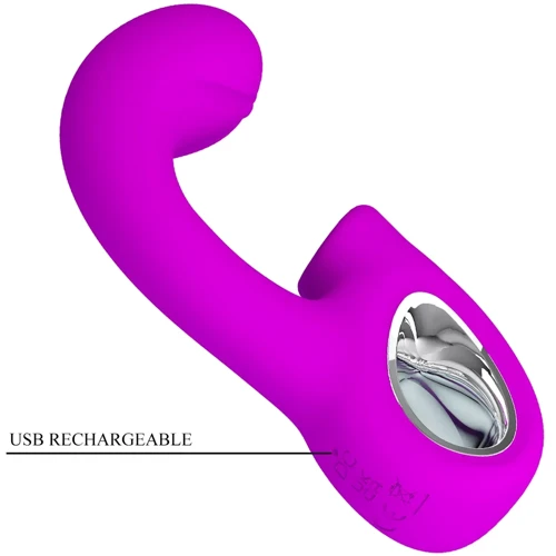 Вибратор с вакуумной стимуляцией клитора LYBAILE Pretty Love Sibel (BI-300098)