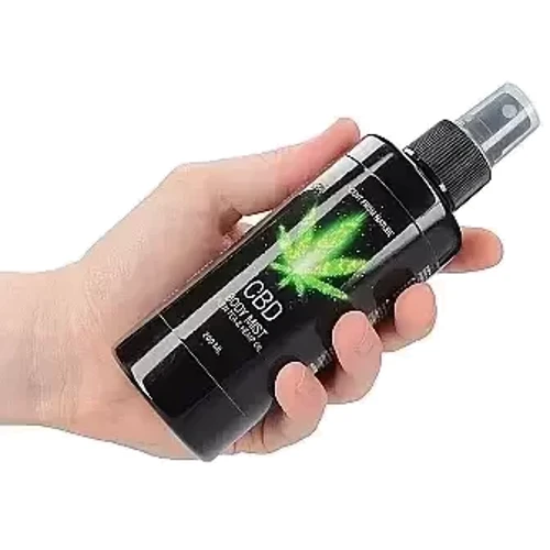 Набір для ванни та душу CBD Care set - GREEN TEA & HEMP OIL (3 предмети)