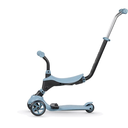 Самокат трехколесный детский Qplay 5 в 1 Sema Blue (ST-004SemaBlue): Материал колес полиуретан