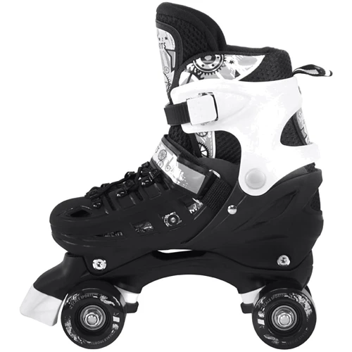 Розсувні ролики квади Scale Sports. Black (розмір 29-33): Розташування коліс квади (quads)