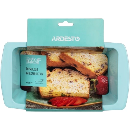 Форма для випікання хліба та кексів Ardesto Tasty Baking 25x13.5x6.2 см силікон (AR2317T): Діапазон температур, ° C до +180 ℃