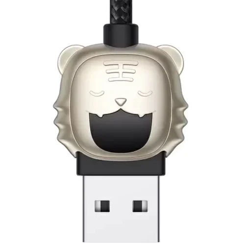 Кабель Baseus USB Cable to Lightning/microUSB/USB-C Tiger 3.5A 1.2m Black (CASX010001) фото 3