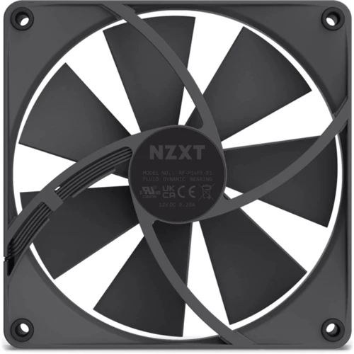Кулер NZXT F140P Black (RF-P14SF-B1): Уровень шума, dB 32.1