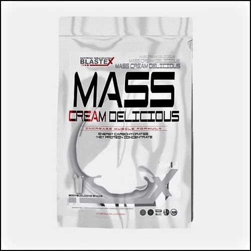 Гейнер Blastex Mass Cream Delicious 1000 g /12 servings/ White Chocolate Raspberry