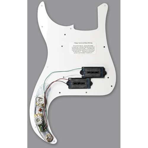 Пікгард зі звукоснимателями DIMARZIO Model P P-Bass (FB2100WA1BK): Виробник DIMARZIO