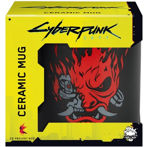 Кружка Cyberpunk 2077 Samurai Logo Mug Black / Red 325 мл: Виробник Jinx