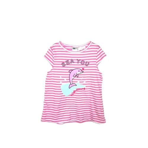 Піжамна футболка H & M 5478457ф 110-116 см рожева