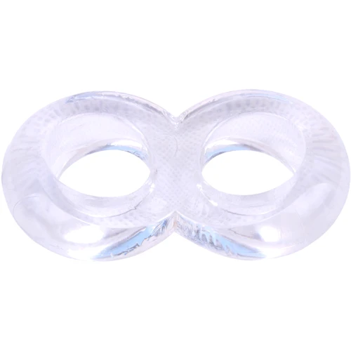 Ерекційне кільце Chisa GK Power Duo Cock 8 Ball Ring Clear: Виробник CHISA