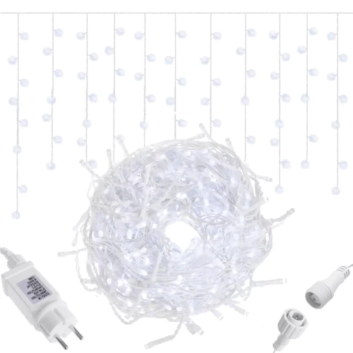 Гирлянда бахрома уличная (наружная) Springos 20 м 500 LED CL500 Cold White фото 9