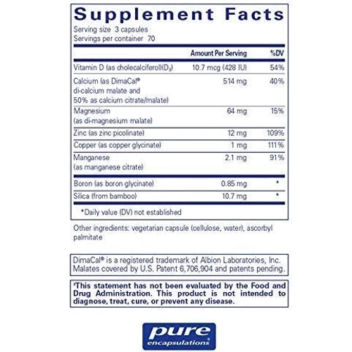 Pure Encapsulations OsteoBalance 210 caps Кальцій (проти остеопорозу) (PE-00497)