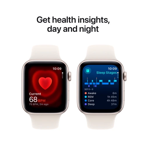 Apple Watch SE 2 2024 40mm GPS Starlight Aluminum Case with Starlight Sport Band - M/L (MXEG3QH/A) UA: Встроенная память 32 ГБ