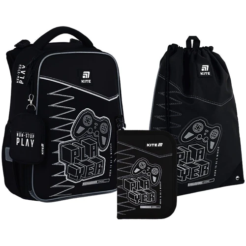Набор Kite рюкзак + пенал + сумка для обуви 531 Player (SET_K25-531M-3)