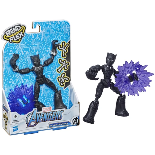 Фигурка Hasbro Мстители Бенди 15 см E7868 Avengers Bend and flex Black Panther (E7377_E7868): Тип Персонаж мультфильма, фильма